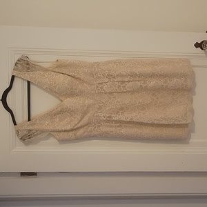 Jenny Yoo | Anthropologie lace cream dress